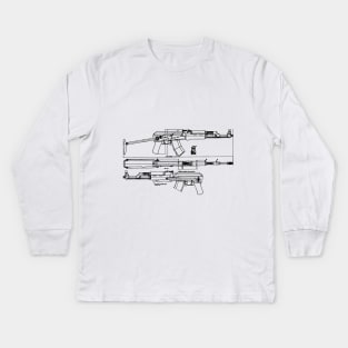 Kalashnikov AK47 Kids Long Sleeve T-Shirt